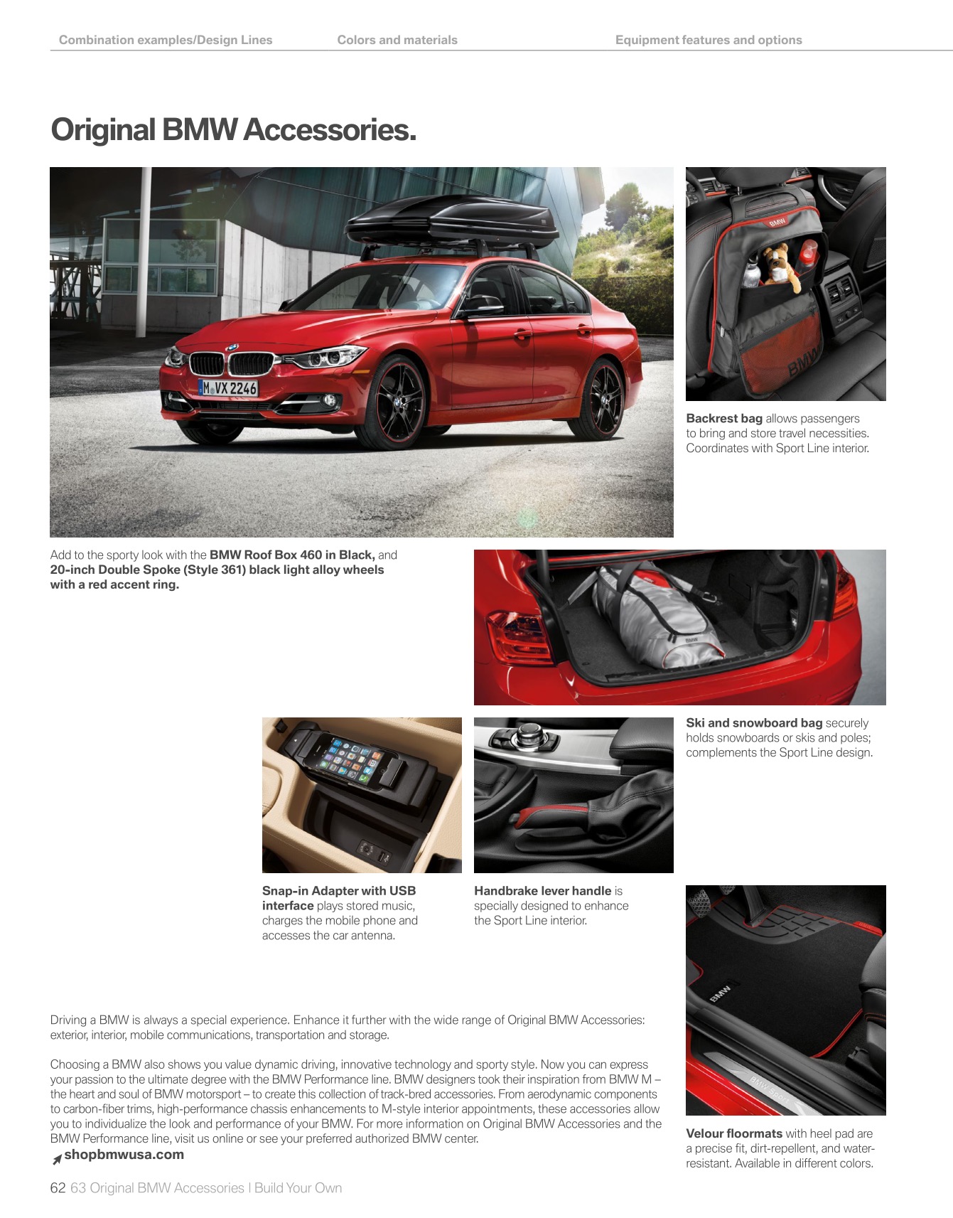 2014 BMW 3-Series Sedan Brochure Page 7